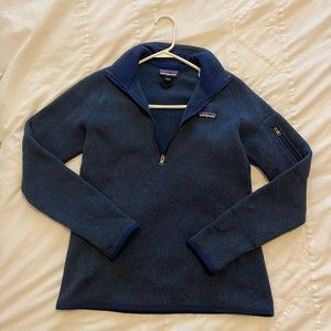Patagonia Better Sweater 1/4 zip Navy S